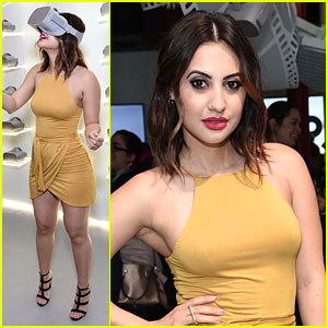 Francia Raisa Tries Out The New Oculus Go Headset