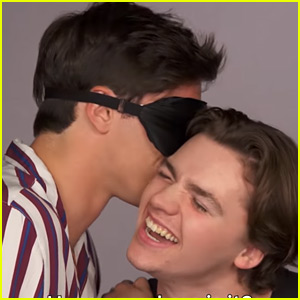 Jacob Elordi Kisses Joel Courtney In Funny 'Kissing Booth' Video - Watch Here!