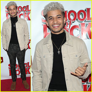Jordan Fisher Checks Out 'School of Rock' at Pantages Theatre
