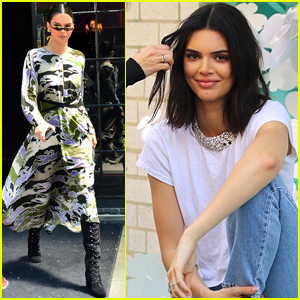 Kendall Jenner Goes Pretty in Camo While Out in NYC!