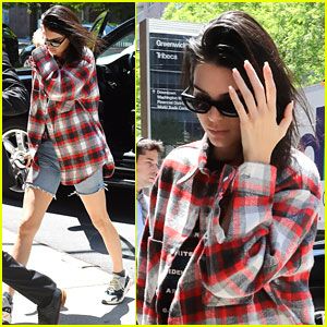 Kendall Jenner is Pretty in Plaid While Stepping Out in the Big Apple