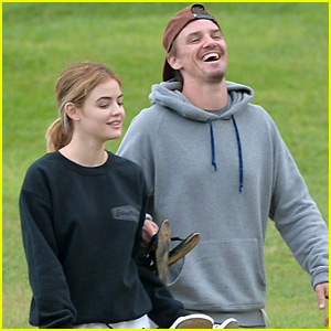 Lucy Hale & Riley Smith Play Cornhole in Hawaii After 'Life Sentence' Cancellation