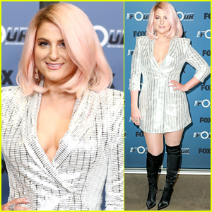 Meghan Trainor Shows Off Pink Hair at 'The Four' Season 2 Premiere!