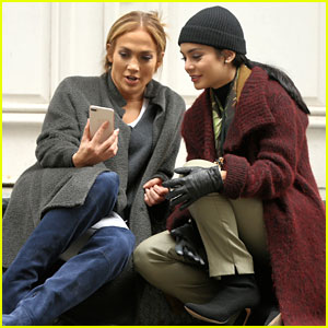 Vanessa Hudgens Films Stoop Scenes With Jennifer Lopez for 'Second Act'