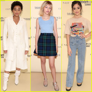 Amandla Stenberg, Grace VanderWaal & Jenna Ortega Step Out For Teen Vogue Summit