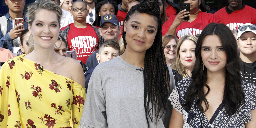 Katie Stevens, Meghann Fahy & Aisha Dee Promote ‘The Bold Type’ Season 2 Premiere on GMA