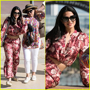 Emeraude Toubia Goes Sightseeing in Paris With Her Mom After 'Shadowhunters' Convention
