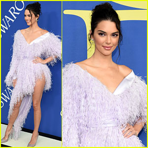 Kendall Jenner Wears Leg-Baring Dress at CFDA Fashion Awards 2018!