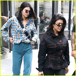 Kendall Jenner Grabs Lunch with Kourtney Kardashian After Eventful NYC Night