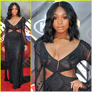 Normani Stuns in Semi-Sheer Gown For NBA Awards 2018