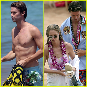 Patrick Schwarzenegger & Girlfriend Abby Champion Enjoy Vacation in Hawaii!