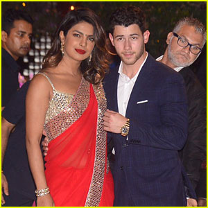 Nick Jonas Suits Up with Priyanka Chopra at Engagement Party in India