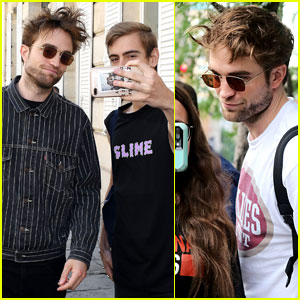 Robert Pattinson Stops to Pose for Some Fan Selfies!