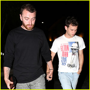 Sam Smith Holds Hands with Brandon Flynn on Their Date Night!