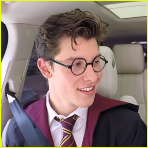 Shawn Mendes Dresses As Harry Potter For Carpool Karaoke
