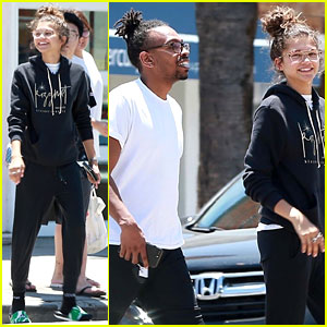 Zendaya Can't Stop Grinning Ahead of the Weekend!