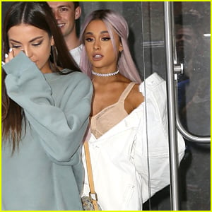 Ariana Grande Looks Pretty With Lilac Hair - See the New Look!