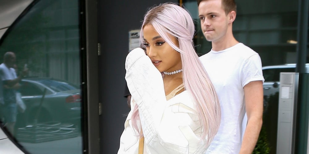 Ariana Grande Looks Pretty With Lilac Hair See the New Look