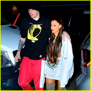 Ariana Grande & Fiance Pete Davidson Step Out for Late-Night Dinner Date!