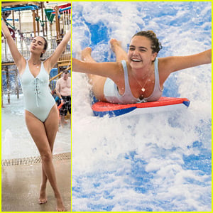 Bailee Madison Takes Fun Family Vacation To Great Wolf Lodge in Minnesota