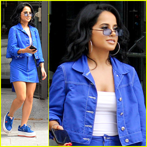 Becky G Visits Royal Theatre in Madrid