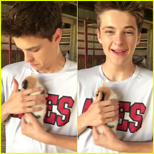 Corey Fogelmanis Meeting A Little Kitten Will Make Your Monday So Much Better
