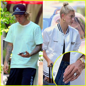 Justin Bieber & Hailey Baldwin Are Back in New York After Getting Engaged!