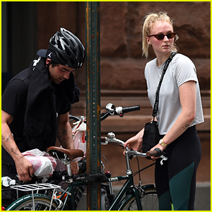 Joe Jonas & Sophie Turner Enjoy a Bike Ride Together in NYC!