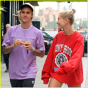 Justin Bieber & Hailey Baldwin Check Out a Movie in NYC