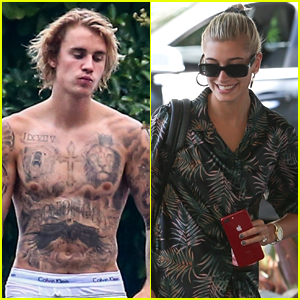 Justin Bieber & Hailey Baldwin Soak Up the Sun in Miami!