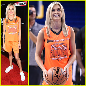 Lindsay Arnold Plays Basketball For Charity at Celeb Game!