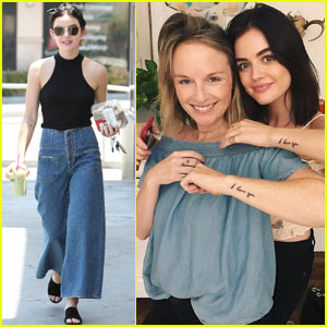 Lucy Hale Gets A Matching Tattoo With Her Sister!