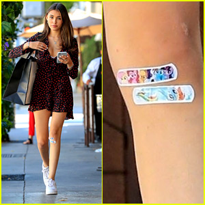 Madison Beer Wears My Little Pony Bandages While Out Shopping