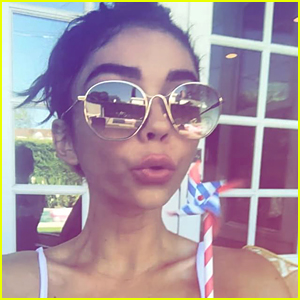 Sarah Hyland Celebrates the Fourth of July With Cute Selfies - See the Pics!