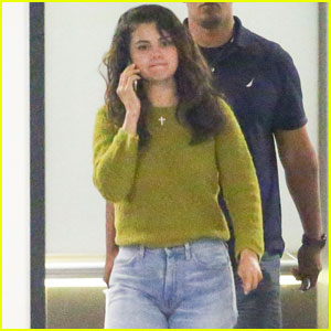 Selena Gomez Looks Cute in Green While Out in LA