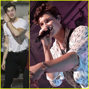 Shawn Mendes Catches Harry Styles' Concert After Performing at His Own Show