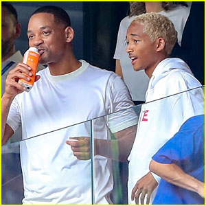 Jaden Smith Hangs Out With Dad Will at World Cup 2018 Final in Russia!