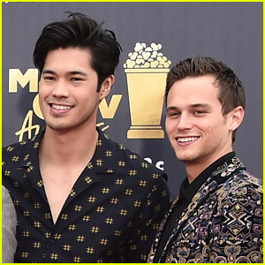 Brandon Flynn Feels 'Small' Next To Ross Butler In Shirtless Gym Pic