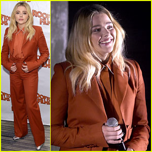 Chloe Moretz Dons Burnt Orange Suit at 'Miseducation of Cameron Post' Screening