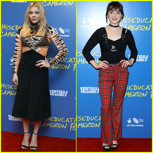 Chloe Moretz & Maisie Williams Step Out For 'Miseducation of Cameron Post' Screening