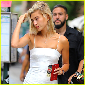 Hailey Baldwin Looks Pretty on Solo Outing in NYC