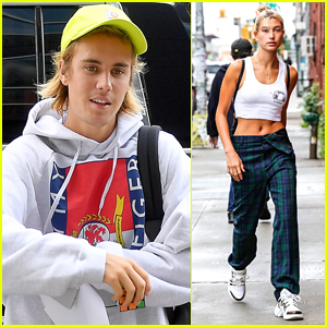 Justin Bieber Spends the Day at the Recording Studio!