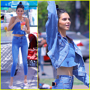 Kendall Jenner Hangs Out at the Park with Friends!