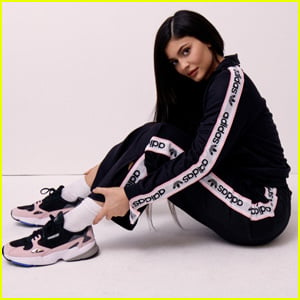 Kylie Jenner Helps Launch 'Adidas' Falcon Collection!