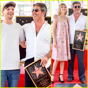 Louis Tomlinson & Grace VanderWaal Step Out for Simon Cowell's Walk of Fame Ceremony!