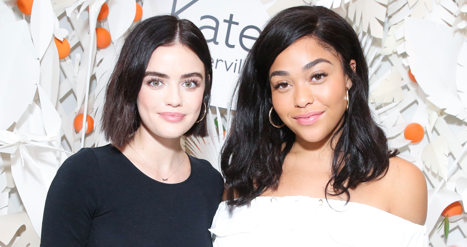 Lucy Hale & Jordyn Woods Attend New Kate Somerville Skincare Product Launch