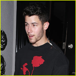 Nick Jonas Has A Rose For Fans Waiting Outside Restaurant
