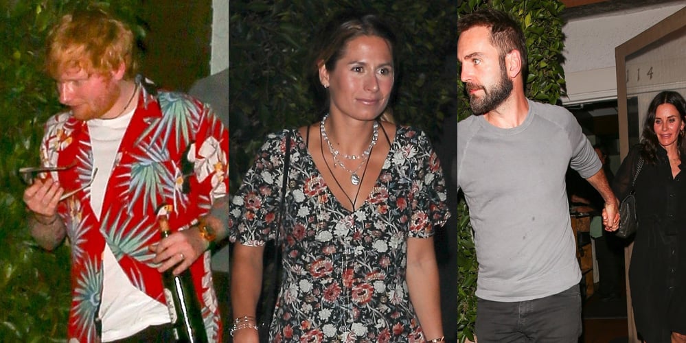 Ed Sheeran & Fiancee Cherry Seaborn Go On Double Date with ‘Friends’ Actress!