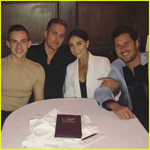Adam Rippon & Jenna Johnson Double Date with Their Men!