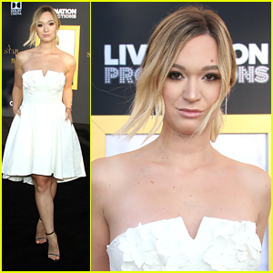 Alisha Marie Wows in A White Dress at 'Star is Born' Premiere